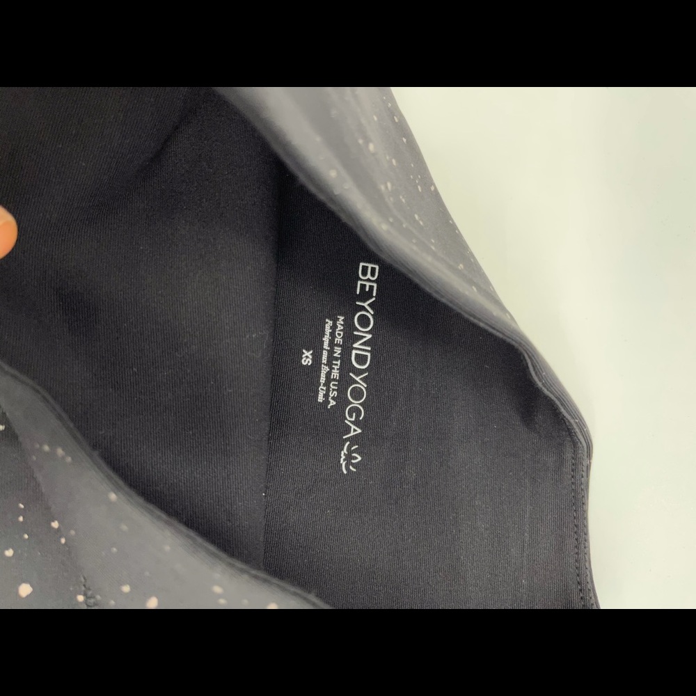 Beyond Yoga Black And Rose Gold Ombr Leggings Xs View 5